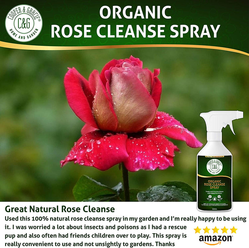 Organic Rose Cleanse Spray 500ML Quick Rose Insect Cleansing